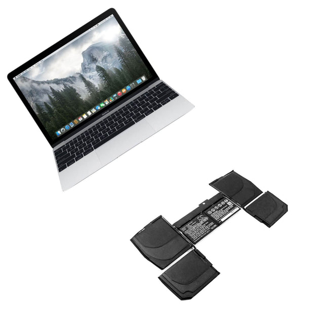 Notebook Battery For Apple, M F855ll/a, Macbook 12 Inch Retina A1534, 7.6v, 5200mah - 39.52wh Notebook, Laptop Cameron Sino Technology Limited
