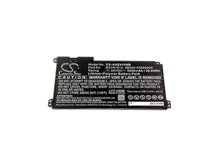 Notebook battery For Asus, E410, E410ma 11.55v, 3450mah - 39.85wh Notebook, Laptop Cameron Sino Technology Limited