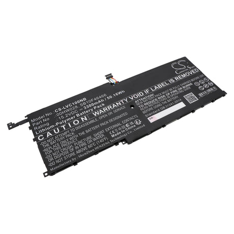 Notebook Battery For Lenovo, 20fb002vge, 20fb003rge, 20fb0043ge, 20fq000qus 15.2v, 3300mah - 50.16wh Notebook, Laptop Cameron Sino Technology Limited