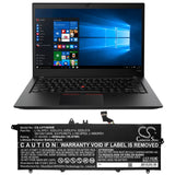 Notebook Battery For Lenovo, T490s 20nx001fcd, Thinkpad T490s, Thinkpad T490s(20nx000rcd) 11.52v, 4850mah - 55.87wh Notebook, Laptop Cameron Sino Technology Limited