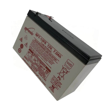 NP7-12FR Battery with Flame Retardant Case from Enersys Genesis Sealed Lead Acid Enersys