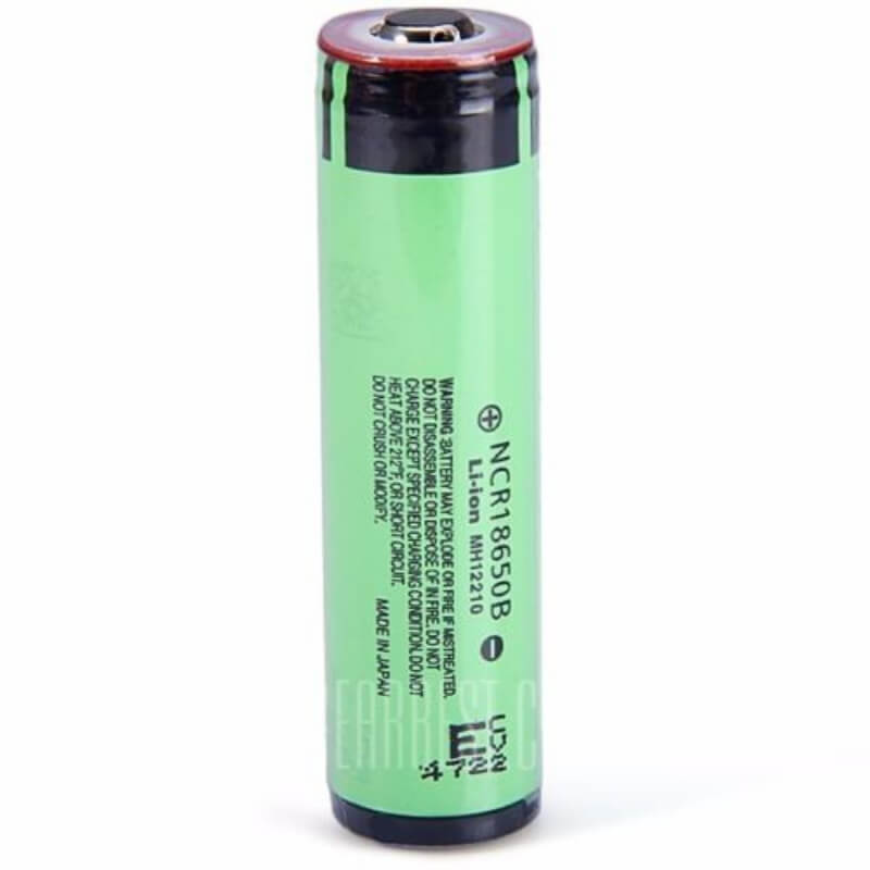 Panasonic Lithium Ion Button Top 18650 3.7v, 3400mah With Pcb Protection Other Panasonic