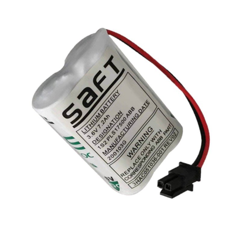 PLC Battery For Abb Robotics 3hac051036-001 Rev02 B 3.6v, 7200mah Robotics Battery BB Generic