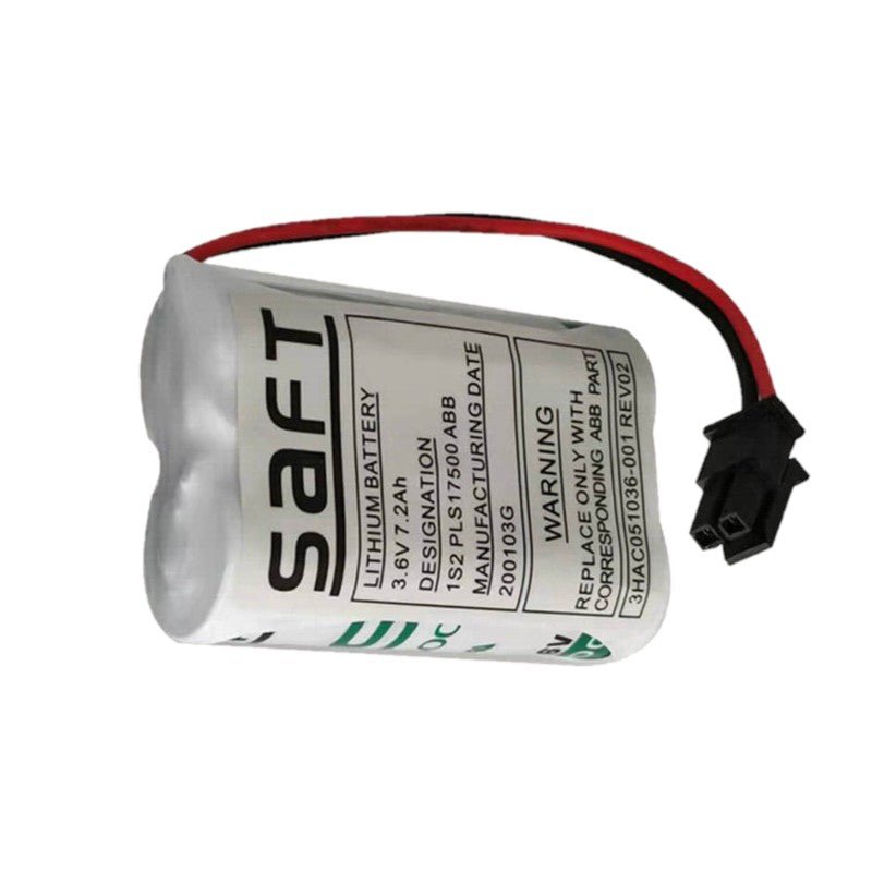 PLC Battery For Abb Robotics 3hac051036-001 Rev02 B 3.6v, 7200mah Robotics Battery BB Generic