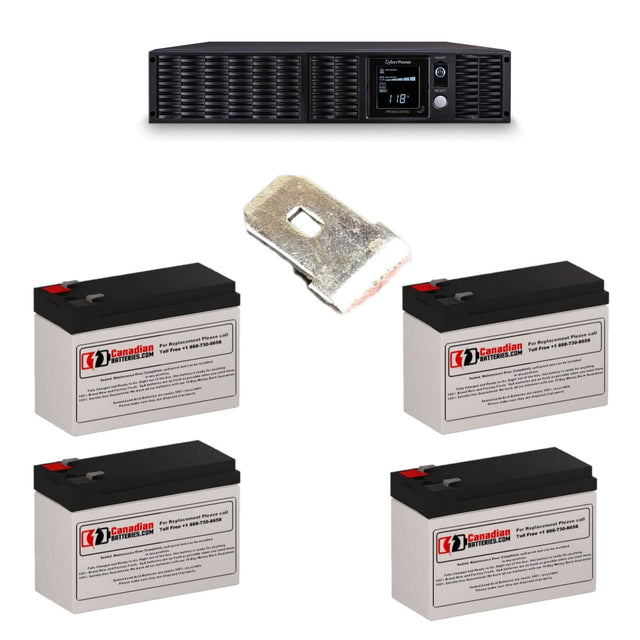 Batteries For Cyberpower 1500VA pr1500lcdrt2u UPS, 4 X 12v, 9ah - 108wh UPS Batteries CB Range