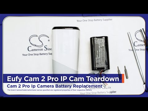 3.7v, Li-ion, 10400mah, Security Camera battery Fits Eufy Cam 2 Pro, T8140r, 38.48wh Home Security Camera Cameron Sino Technology Limited