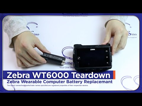 Barcode Scanner Battery For Zebra, Rs6000, Wt6000, Wt60a0 3.6v, 3200mah - 11.52wh Barcode Scanner Cameron Sino Technology Limited