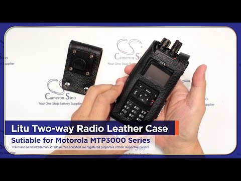 Hard Leather Carry Case, Fits Motorola Mtp3000, Mtp3100 Two-Way Radio Case Cameron Sino Technology Limited
