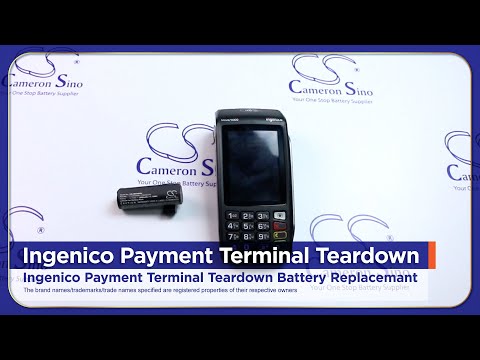 3.7V, Li-ion, 3000mAh, Payment Terminal battery fits Ingenico, F12432566, Move 5000, Move 5000f, 11.1Wh Payment Terminal Cameron Sino Technology Limited