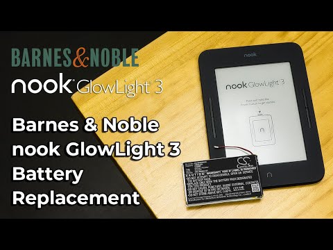 3.7V, Li-Polymer, 1500mAh, E-book, E-reader battery fits Barnes & Noble, Pr-305084-st, Bnrv520, Glowlight 3, 5.55Wh E-book, E-reader Cameron Sino Technology Limited
