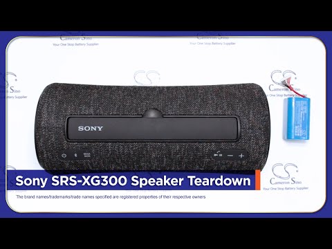 7.4V, Li-ion, 6700mAh, Speaker battery fits Sony, Srs-xg300, 49.58Wh Speaker Cameron Sino Technology Limited