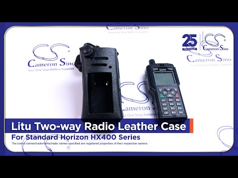 Hard Leather Carry Case, Fits Standard Horizon Hx400, Hx400is two-way radio Two-Way Radio Case Cameron Sino Technology Limited