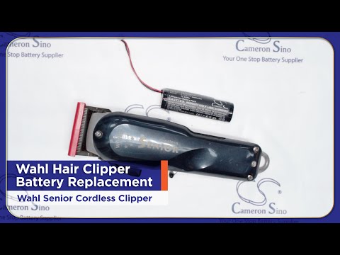 3.7V, Li-ion, 3400mAh, Shaver battery fits Wahl, 3024975, 1919, 8148, 12.58Wh Shaver Cameron Sino Technology Limited