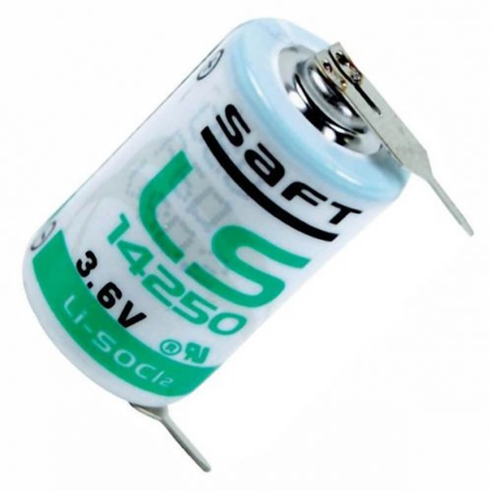 Saft Ls14250 1/2 Aa Pc Pins Dual Single Pin Terminal Battery Saft Batteries Saft Lithium Batteries   
