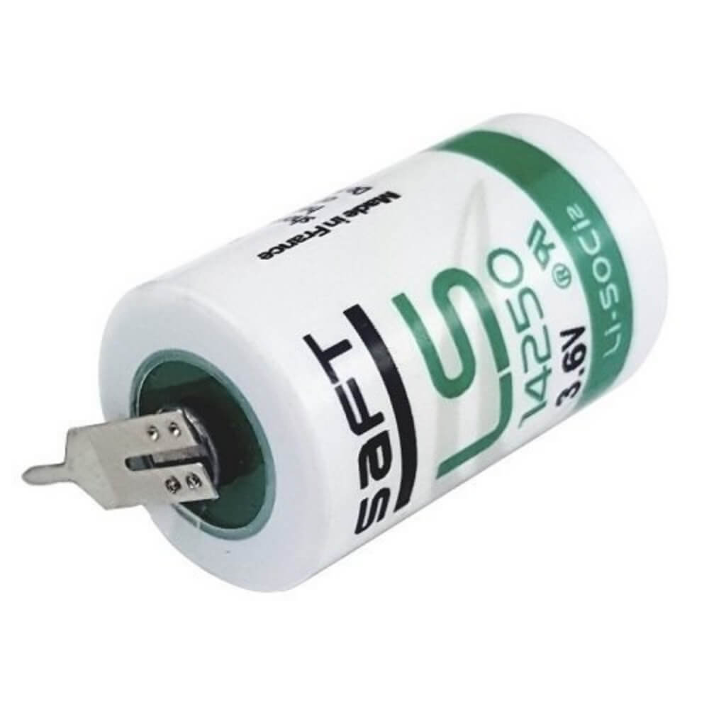 Saft Ls14250 1/2 Aa Pc Pins Dual Single Pin Terminal Battery Saft Batteries Saft Lithium Batteries   