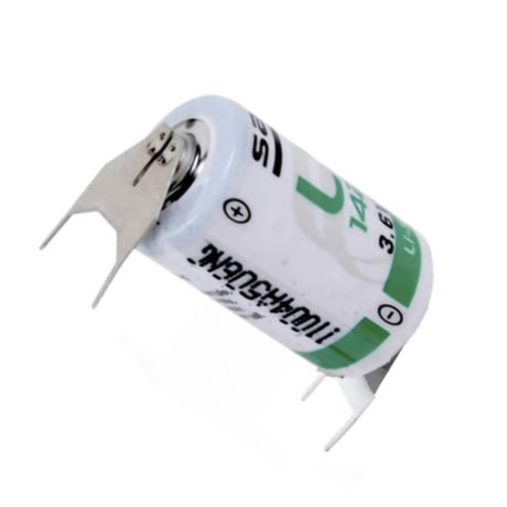 Saft Ls14250 1/2 Aa Pc Pins Dual Two Pin Terminal Battery Saft Batteries Saft Lithium Batteries   