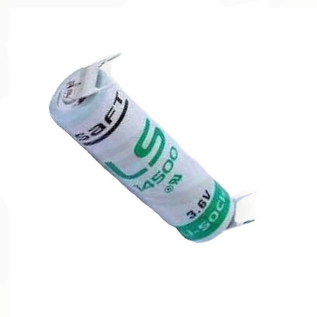 Saft Ls14500 Aa Lithium Battery 3.6v 2600mah With Dual Positive Pins & Dual Negative Pin Saft Batteries Saft Lithium Batteries   