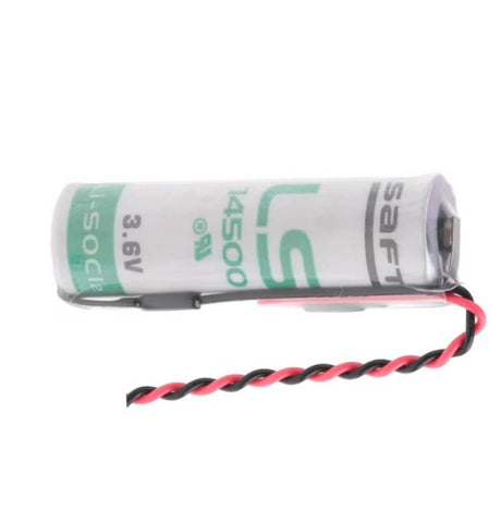 Saft Ls14500 With 3 Inch Flyleads, Aa Lithium Battery 3.6v 2600mah Saft Batteries Saft Lithium Batteries   