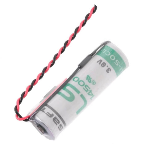 Saft Ls14500 With 6 Inch Fly Leads, Aa 3.6v 2600mah Saft Batteries Saft Lithium Batteries   