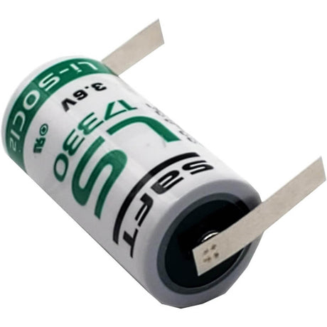 Saft Ls17330 2/3a 3.6v 2100mah Battery With Uni-directional Tabs Saft Batteries Saft Lithium Batteries   
