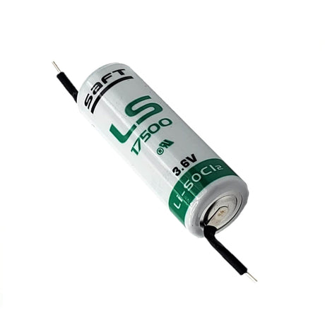Saft Ls17500 A-size 3.6v 3600mah Long Axial Style Pc Pin Battery Saft Batteries Saft Lithium Batteries   