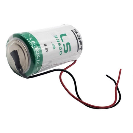 Saft Ls33600 3-inch Fly Leads, D-size 3.6v 17000mah Battery Saft Batteries Saft Lithium Batteries   