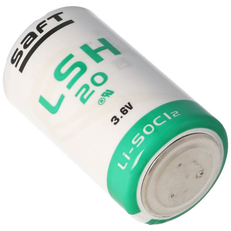 Saft Lsh20 3.6v D Size Lithium Battery 3.6v - Non Rechargeable Saft Batteries Saft Lithium Batteries   