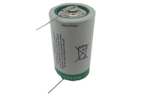 Saft Lsh20,d Size Battery 3.6v, 13000mah With Axial Leads Saft Batteries Saft Lithium Batteries   