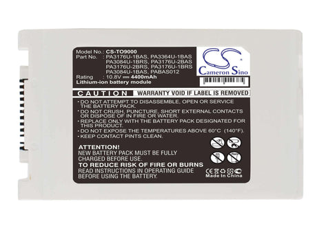 Silver Champagne Battery For Toshiba Tecra 9100, Portege 4000, Portege 4010 10.8v, 4400mah - 47.52wh Notebook, Laptop Cameron Sino Technology Limited (Suspended)