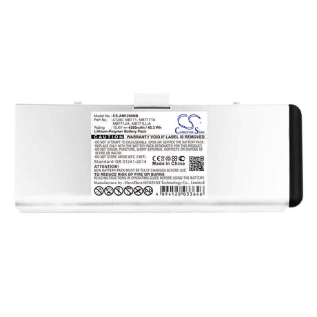 Notebook Battery For Apple Macbook 13" A1278, Macbook 13" Aluminum Unibody 2008 Version, Macbook 13" Mb466*/a 10.8v, 4200mah Notebook, Laptop Cameron Sino Technology Limited
