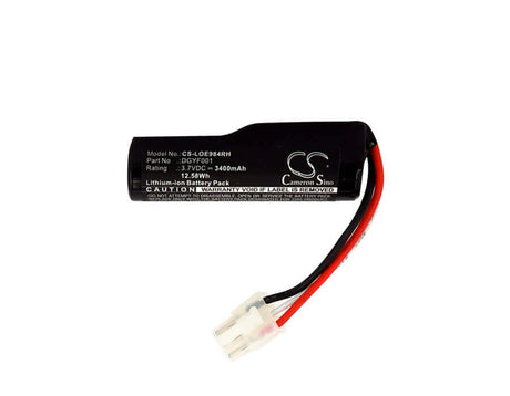 3.7V, Li-ion, 3400mAh, Speaker battery fits Logitech, 984-000304, Ue Boombox, 12.58Wh Speaker Cameron Sino Technology Limited