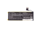 3.8V, Li-Polymer, 1700mAh, SmartPhone battery fits Apple, 616-0652, A1234, A1457, 6.46Wh Mobile, SmartPhone Cameron Sino Technology Limited (Smartphone)