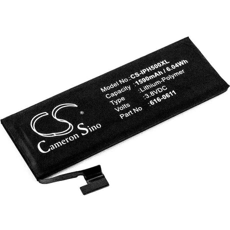 3.8V, Li-Polymer, 1590mAh, SmartPhone battery fits Apple, 616-0610, A1428, A1429, 6.04Wh Mobile, SmartPhone Cameron Sino Technology Limited (Smartphone)