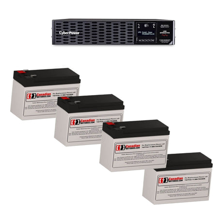 UPS Batteries For CyberPower 2000VA PR2000RTXL2U, 4 X 12v, 9ah - 108wh UPS Batteries CB Range