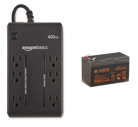 UPS Battery For Amazon Basics 400VA 255W 6 Outlet UPS ABST400, 1 X 12v, 3.6ah UPS Batteries CB Range
