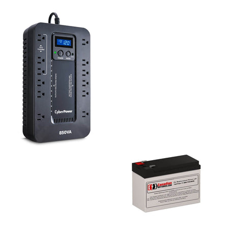 UPS Battery For CyberPower 850VA 510W EC850LCD UPS, 1 X 12v, 9ah - 108wh UPS Batteries CB Range