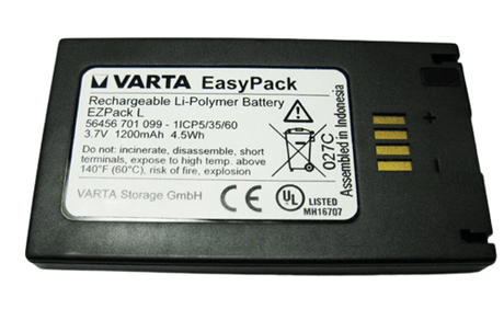 Varta EasyPack L, LIP-008 for OEM Applications Battery Lithium Cell Varta