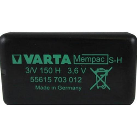 Varta Mempac S-H NiMh 55615-703-012 Battery Replacement Lithium Cell Varta