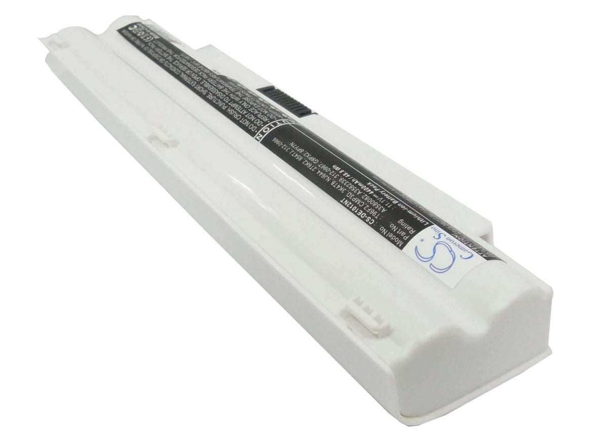 White Battery For Dell Inspiron Mini 10 1012, Inspiron Mini 1012, Inspiron Ini 1012 N450 11.1v, 4400mah - 48.84wh Notebook, Laptop Cameron Sino Technology Limited (Suspended)