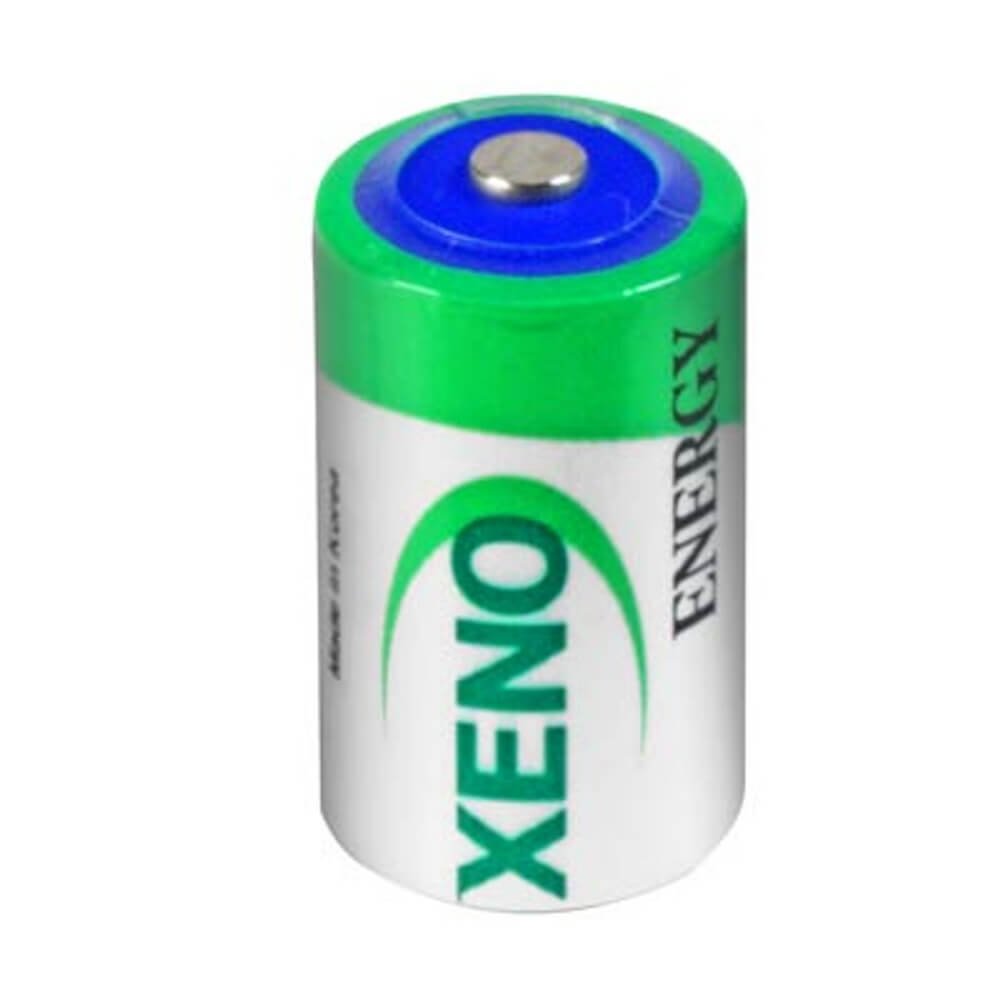 Xeno Xl-050f Battery, 3.6v 1/2 Aa Lithium Battery (er14250) 3.6v Other Xeno Energy With PC Pins - 2 Pin on Positive Terminal - 1 Pin on Negative Terminal