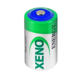 Xeno Xl-050f Battery, 3.6v 1/2 Aa Lithium Battery (er14250) 3.6v Other Xeno Energy With PC Pins - 2 Pin on Positive Terminal - 1 Pin on Negative Terminal