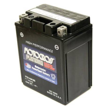 Ytx14ah-bs 12v 210 Cca Motocross Agm Motorcycle Battery Other Batteries BB Generic
