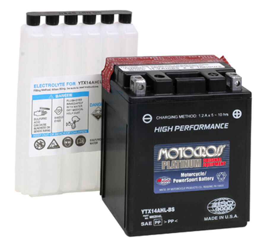 Ytx14ahl-bs 12v 210 Cca Motocross Agm Motorcycle Battery Other Batteries CB Range   
