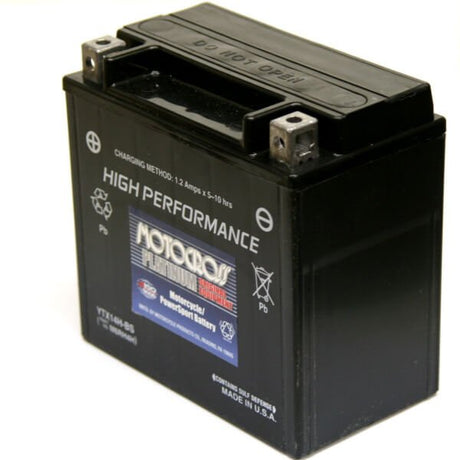 Ytx14h-bs 12v 240 Cca Motocross Agm Motorcycle Battery Other Batteries BB Generic