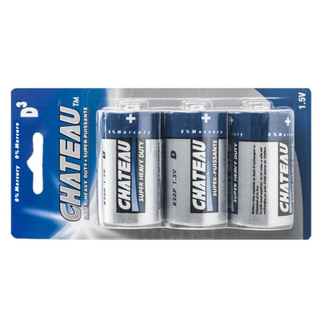 Zinc Carbon D Size Button-top Battery Chateau - Non Rechargeable Other Rayovac